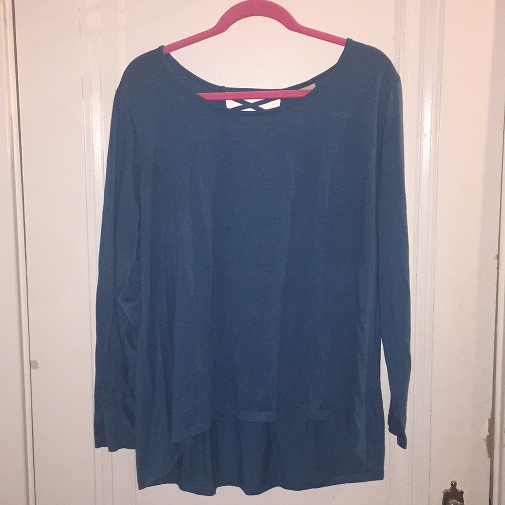 Log sleeve teal Faded Glory size XL